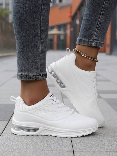 New Retro Fashion Casual Shoes, Comfortable Shock-Absorbing Air Cushion Sneakers, Thick Sole Minimalist Air Cushion Sports Shoes