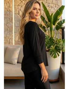 Atelie Kr Women Blouses - 黑色 - 查看 2