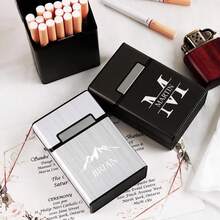 Personalized Engraved Cigarette Case, Cigarette Box, Metal Cigarette Holder, Gift For Him/Her, Groomsmen Gifts, Gift For Dad, Unique Gift For Him Cigarrette Holder, Cigarrette Case, Vintage Purse, Case, Joint Holder, Joint Case, Cigarette Box, Gifts For Dad, Personalized Gifts, Gifts For Him, Groomsmen Gifts, Gifts For Boyfriend, Grandpa Gfit - Multi-color - New Cigarette Case - View 3