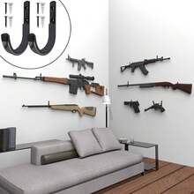 1/3/6Pcs Gun Racks, Metal Hooks, Suitable For Various Categories Such As Handguns, Rifles, Pistols, Etc., Can Be Fully Stored In One Rack, With Cost-Effectiveness And Compact Design That Does Not Take Up Space - Multicolor - View 9