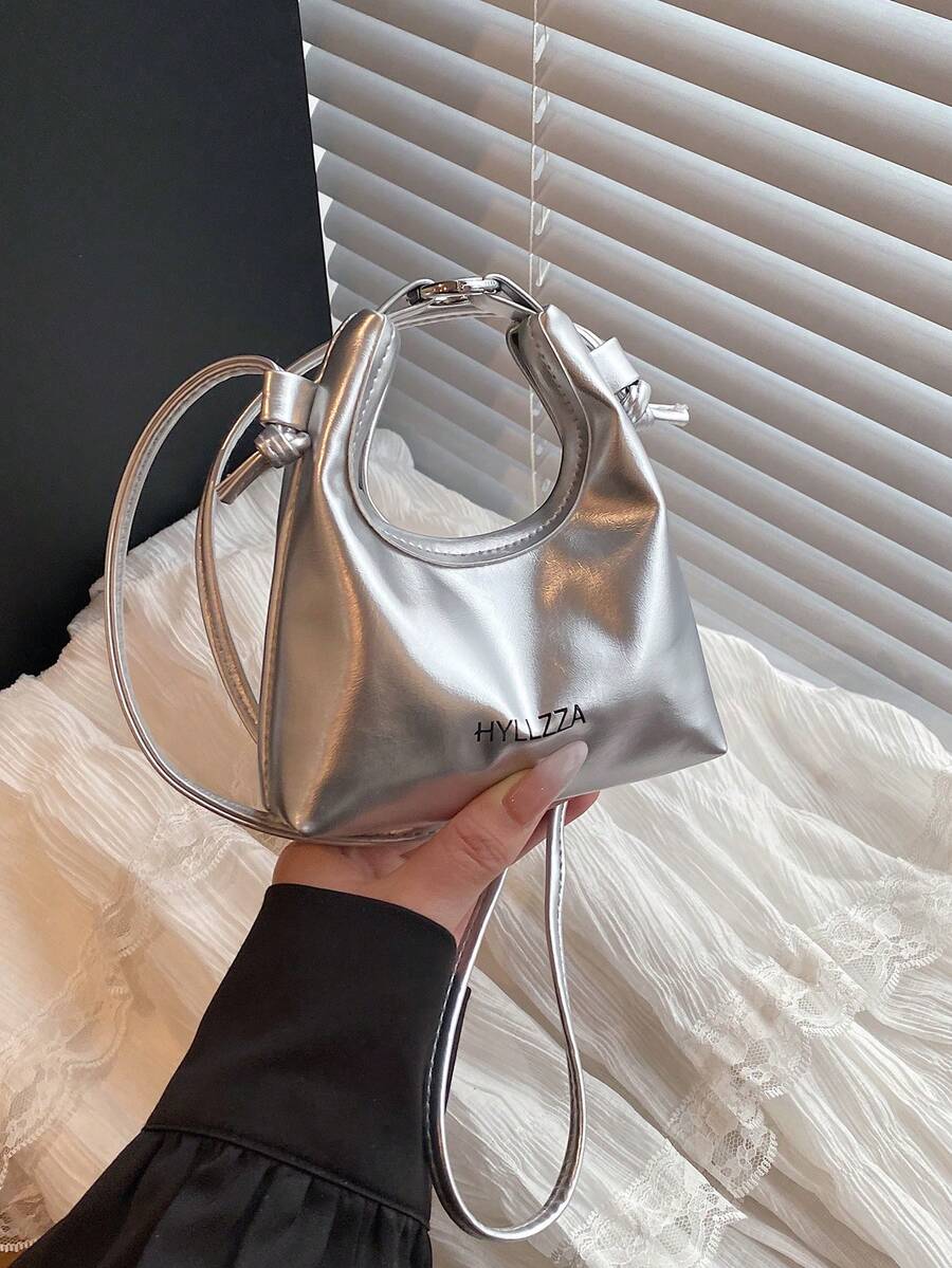 Niche Design Women's Shoulder Bag, 2026 New Fashion One Shoulder Crossbody Bag, High-End Ladies Handbag - Silver - View 1