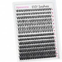 30D+80D浓密型假睫毛套装，单根睫毛簇，配有睫毛镊子和双头胶水，打造自然轻盈蓬松的浓密效果，适合日夜派对等各种场合。 - 黑色 - 查看 8