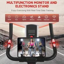 bicicleta para hacer ejercicioANNA TOSANI icleta Estatica de Interior icleta Estática Spinning en Casa con Resistencia magnética y Automática icleta Fija Bluetooth con Seguimiento de Datos de APP y Soporte iPad - negro - Ver 7