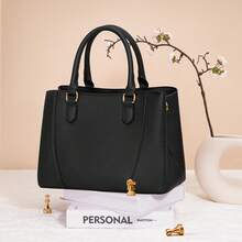 PU Leather Top-Handle Purse For Women Small Waterproof Anti-Theft Crossbody Bag, Two-Way Shoulder Handbag - Multicolor - View 5