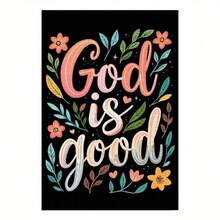 1pc, God Is Good All The Time Garden Flag Christian Faith Garden Flag, 12 X 18 Inch Double Sided Farmhouse Yard Outdoor Flag, Farmhouse Rustic Pasture Porch Decoration(ONLY FLAG) - 彩色 - 查看 9