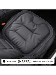 1pc Nappa Leather Car Seat Cushion, High-End Thick Anti-Slip Universal Seat Pad For Autumn/Winter - Multicolor - View 12