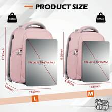 NEWHEY 14-Inch Waterproof Anti-Theft Professional DSLR Camera Backpack, Laptop Bag, Large Capacity Photography Backpack, Pink - Multicolor - View 8