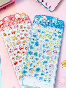 3D Diamond, Candy, Glass, Cartoon, Cute Pet, Children's Fresh Decorative, Transparent Stickers, Adhesive Stickers. Decorative Sticker Gifts. Home Room Decor, Party Decor, Birthday Gifts, Various Holiday Gifts, Fashionable And Versatile. - Multicolor - View 8