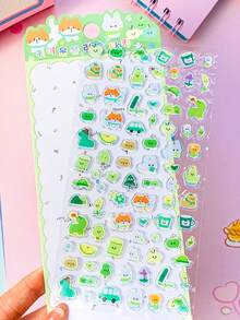 3D Diamond, Candy, Glass, Cartoon, Cute Pet, Children's Fresh Decorative, Transparent Stickers, Adhesive Stickers. Decorative Sticker Gifts. Home Room Decor, Party Decor, Birthday Gifts, Various Holiday Gifts, Fashionable And Versatile. - Multicolor - View 14