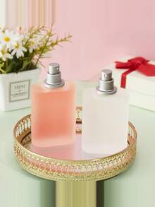 1pc/(100ml, 50ml, 30ml) 3.4 Oz Frosted Glass Spray Bottle Perfume Atomizer, Refillable Perfume Spray Bottle, Empty Bottle, With 2 Spray Nozzles (100ml Frosted Glass), This Refillable Perfume Bottle Is Suitable For Perfume, Cologne, Essential Oils, Air Freshener, Coconut Oil, DIY Sprays, Body Mist And Room Spray. - Multicolor - View 5