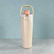 O'WALAFreeSip    24oz 710ml /32oz 950ml Cup Vacuum Flasks & Thermoses Water Bottle Drinkware Thermo Tumbler Stainless Steel Thermal Mug Cold Hot Coffee - Sandy Shores-32oz - 查看 2