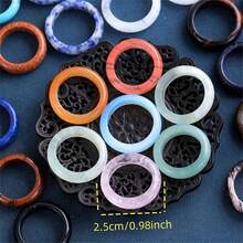 5/10/20/30 件套优雅天然水晶戒指托 - 珠宝配件，透明水晶球支架 - 彩色 - 查看 11