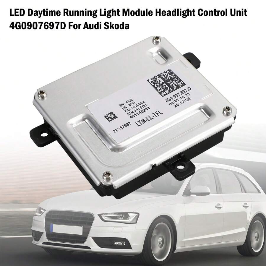 LED Daytime Running Light Module Headlight Control Unit 4G0907697D For Audi - A - View 1