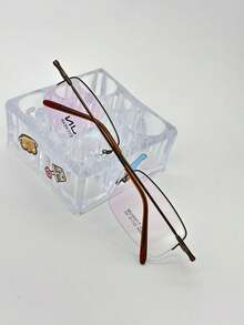 Men Eyewear Frames - Brown - View 3