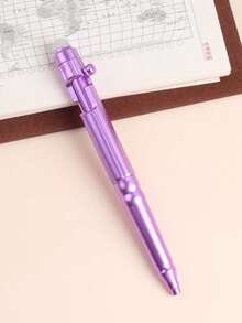 4pcs Creative Erasable Pen With Gun Trigger Design, Mechanical Pencil For Students, Bullet Sniper Ballpoint Pen With Blue Refill, School & Office Supplies, Back To School Essential - Multicolor - View 16