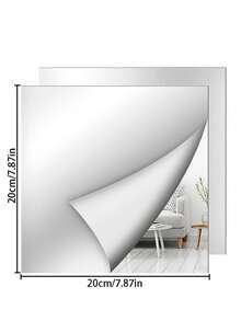 Self-Adhesive Acrylic Flexible Mirror Sticker - Shatterproof, Explosion-Proof, High Definition - Multicolor - View 7