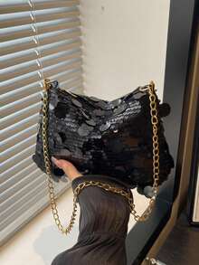 This Is A Shiny, Lightweight, Durable, And Spacious Women's Crossbody Bag. It's Both Stylish And Versatile, Suitable For Various Occasions Such As Parties, Travel, Dinners, And New Year's Celebrations. - Multicolor - View 13