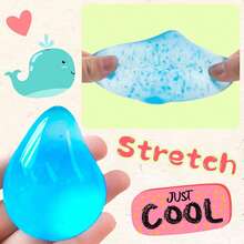 1PC Fidget Toys Stress Cube, Cube Squishies Anxiety Stress Relief, Ice Squishy Stress Cube-Drop Malt Sugar Balls, Fidgets For Classroom Prize Toys,Drop Malt Sugar Balls Relieve Stress, Fidget Silicone Sensory Toys For Autism/ADHD, Sensory Squishies Stress Relief Toys For Gifts - 藍色 - 查看 5
