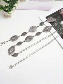 1pc Ocean Vacation Style Starfish Waist Chain, Sexy Beach Faux Pearl Flower Body Chain, Suitable For Women's Daily And Vacation Wear, Autumn, Halloween, School, Etc. - Multicolor - View 7