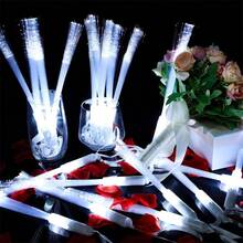 24pcs Fiber Optic Rods Bulk White Light Rods Wedding Fiber Optic Rods LED Light Rods Flash Rods Halloween Light Party Most Popular - White - View 1