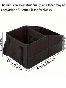 1个儿童汽车后座收纳袋 - 可折叠储物袋 - 可存放尿布、水杯等物品，完美的汽车后备箱储物盒！ - 嬰兒車載收納儲存包 - 查看 3