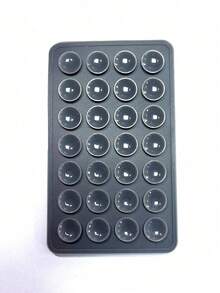 1件装 28个硅胶双面免胶手机吸盘，防滑多功能可水洗手机支架 - 彩色 - 查看 17