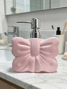 1 pieza Soporte para cepillos de dientes con lazo blanco y rosa de 3 agujeros, estante multifuncional para almacenar cepillos de dientes y pasta de dientes, accesorio de decoración del hogar elegante y duradero, organizador de baño de moda - Multicolor - Ver 12