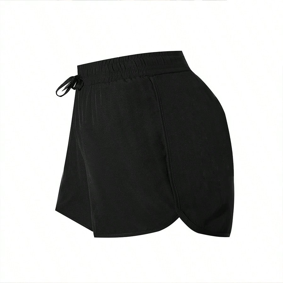 Pieza Pantalones casuales de moda holgados de unicolor con bajo abierto y cintura elástica de 7/10 de largo para mujer, adecuados para primavera, oto