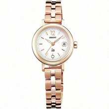Orient LADY ROSE 时尚女士腕表 - 简约防水石英表，玫瑰金表壳/皮革表带可选。兼具时尚外观和实用功能。SWG02001Z0 - 金色 - 查看 1