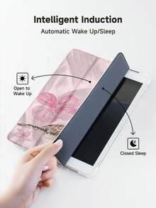 Ayotu 1pc Turtle & Hibiscus Flower Tablet Sleeve & Kindle EBook Cover, Compatible With IPad 10th Gen, IPad 11/Air 4/Air 7, 9.7", Galaxy Tab A9 Plus, Kindle (11th Gen-2024), Kindle Paperwhite 12th Gen 2024, Stylish & Minimalist Pattern, Great Holiday Gift - Multicolor - View 5