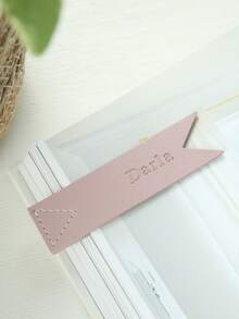 1个可定制名字的可爱书签，个性化仿皮书签，可印制名字，可定制书页标签，送给爱书人士的阅读礼物，可爱配饰，书虫书签，返校礼物 - 彩色 - 查看 14