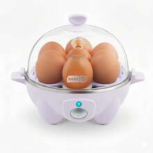 Olla de Huevos Eléctrica Rápida Color Lavanda Capacidad para 7 Huevos, Función de Apagado Automático, Hace Huevos Duros Escalfados Revueltos y Tortillas, Utensilio de Cocina para Hogar Desayuno Diario - Agua - Ver 12
