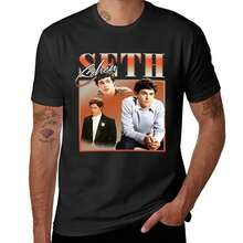 Camiseta Seth Cohen vintage de anime, ropa de verano, camiseta de compresión  para hombres, nuevo modelo 2025 - Negro - Ver 1