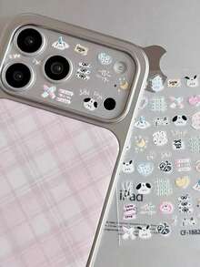 1片INS创意DIY镜头保护膜钢化玻璃贴膜，兼容 11 Pro Max/12 Pro Max/13 Pro Max/14 Pro Max/15 Pro Max/16 Pro Max/17 Pro Max手机镜头膜 - 彩色 - 查看 3