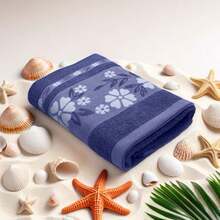 Bath Towels - Navy Blue - View 1