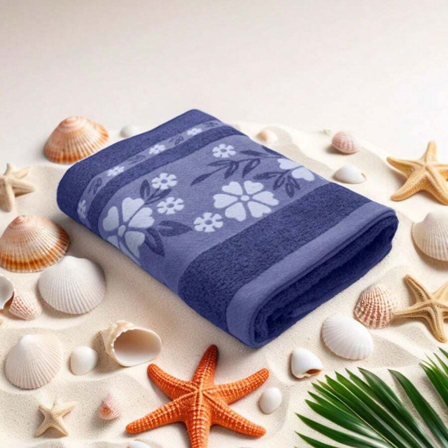 Bath Towels - Navy Blue - View 1