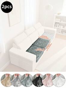 1pc Grey Sofa Seat Cushion Cover, Modern Polyester Sofa Cushion Cover For Home - Grey - View 10