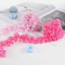 4cm*1.45m Chiffon Lace Trim, Handmade Sewing Accessory DIY Craft Supply - Multicolor - View 5