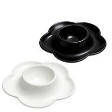 1pc Clover Egg Holder, Cute Egg Cup, Mini Tableware, Adorable Breakfast Egg Plate - Multicolor - View 4