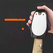 新款企鹅造型开瓶器，创意家用瓶盖开启器，卡通便携式啤酒/饮料开瓶器 - 黑與白 - 查看 6