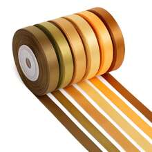 30 Yards 3/8 Inch Multi-Color Satin Ribbon, Bulk Colorful Satin Ribbon Rolls, Handmade Solid Double-Sided Satin Ribbon For Shower, Birthday, Wedding, Gift Wrapping - Multicolor - View 23