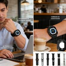 ONEEKA 1.99'' Reloj Inteligente Smartwatch Bluetooth Llamada 7 En 1 - negro - Ver 5