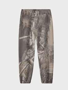 Conjunto de Otoño para Parejas | Sudadera con Estampado de Hojas de Arce, Tejido Cálido de Felpa, Look Coordinado y Romántico - Caqui - Ver 2