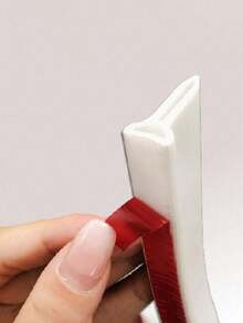 1件装 100厘米淋浴门槛挡水条 台面可折叠无框淋浴防水屏障 柔性防水条 保持干燥分隔条 用于干湿分离 - 白色 - 查看 8