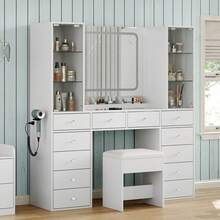 Vanities & Vanity Benches - White - View 3