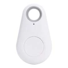 Localizador de llaves, alarma antipérdida, rastreador GPS inteligente compatible con para mascotas, perros y niños, billetera con llaves, buscador de alarma antipérdida - Redondez negra - Ver 9