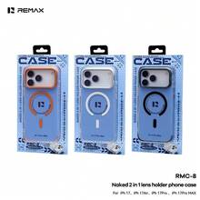 REMAX Naked RMC-8 Is An Ultra-Slim 2-In-1 Lens Holder Case Compatible With IPhone 16/17 Series, Offering Bare-Hand Feel Protection And Making A Stylish Ramadan Gift Choice. - Silver - View 5