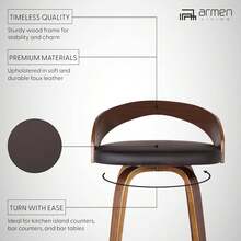Barstools - 갈색과 호두나무 - 보기 5