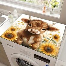 1pc Desktop Heat-Resistant Protective Cover, The Surface Is Anti-Slip And Scratch-Proof, And Easy To Clean Polyester, Which Is Used For Anti-Slip In Kitchens, Washing Machines, Dryers, Stove Protective Covers, Home Appliance Accessories And Modern Kitchen Utensils. - Multicolor - View 26