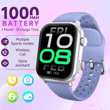 SIMSONLAB 2025 Smart Watch With 1.83" Touchscreen, Wireless Calling, Unisex, Connects To Smartphone, Waterproof Tracker - Multicolor - View 2